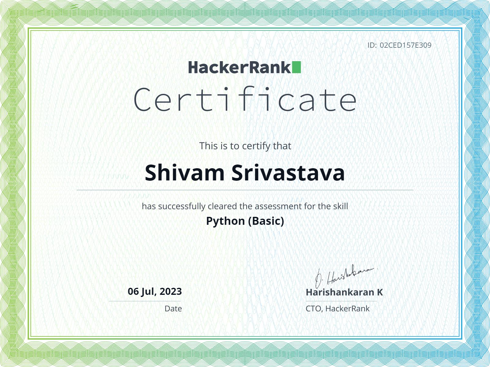 shivam srivastava profile